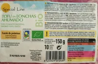 Tofu en lonchas ahumado