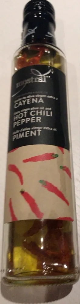 Aceite de oliva virjen extra y cayena