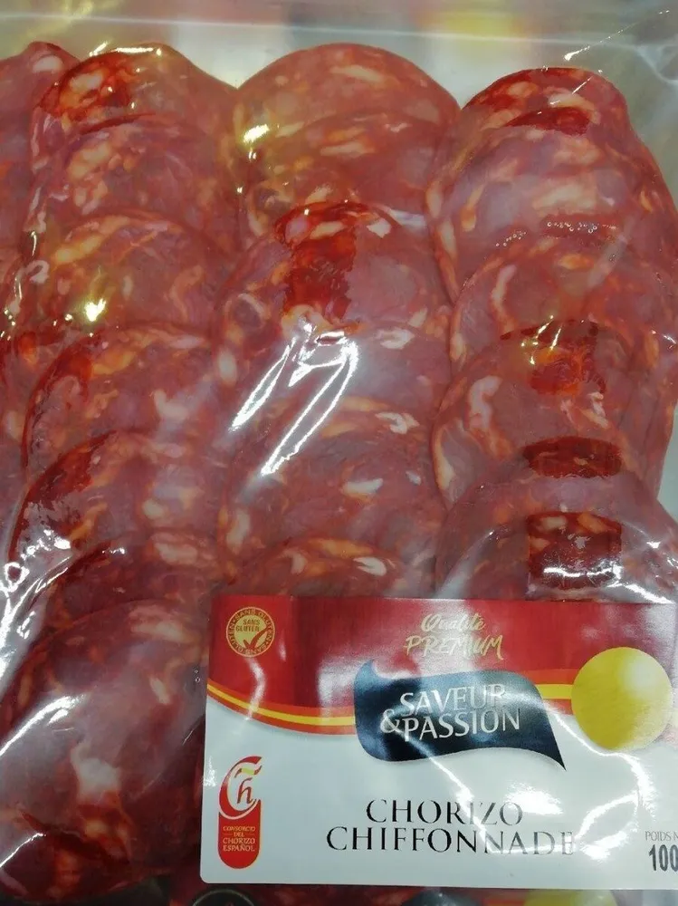 Chorizo chiffonnade