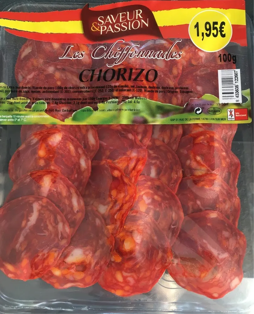 Les chiffonades chorizo