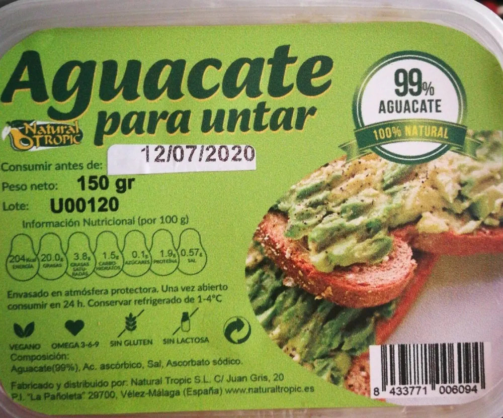Aguacate para untar