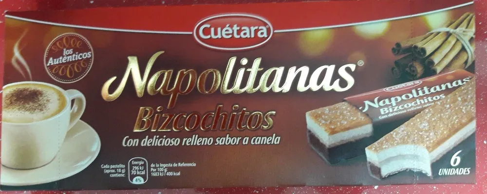 Napolitanas bizcochitos