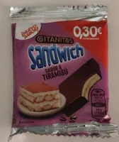 Gitanitos Sandwich sabor a tiramisú