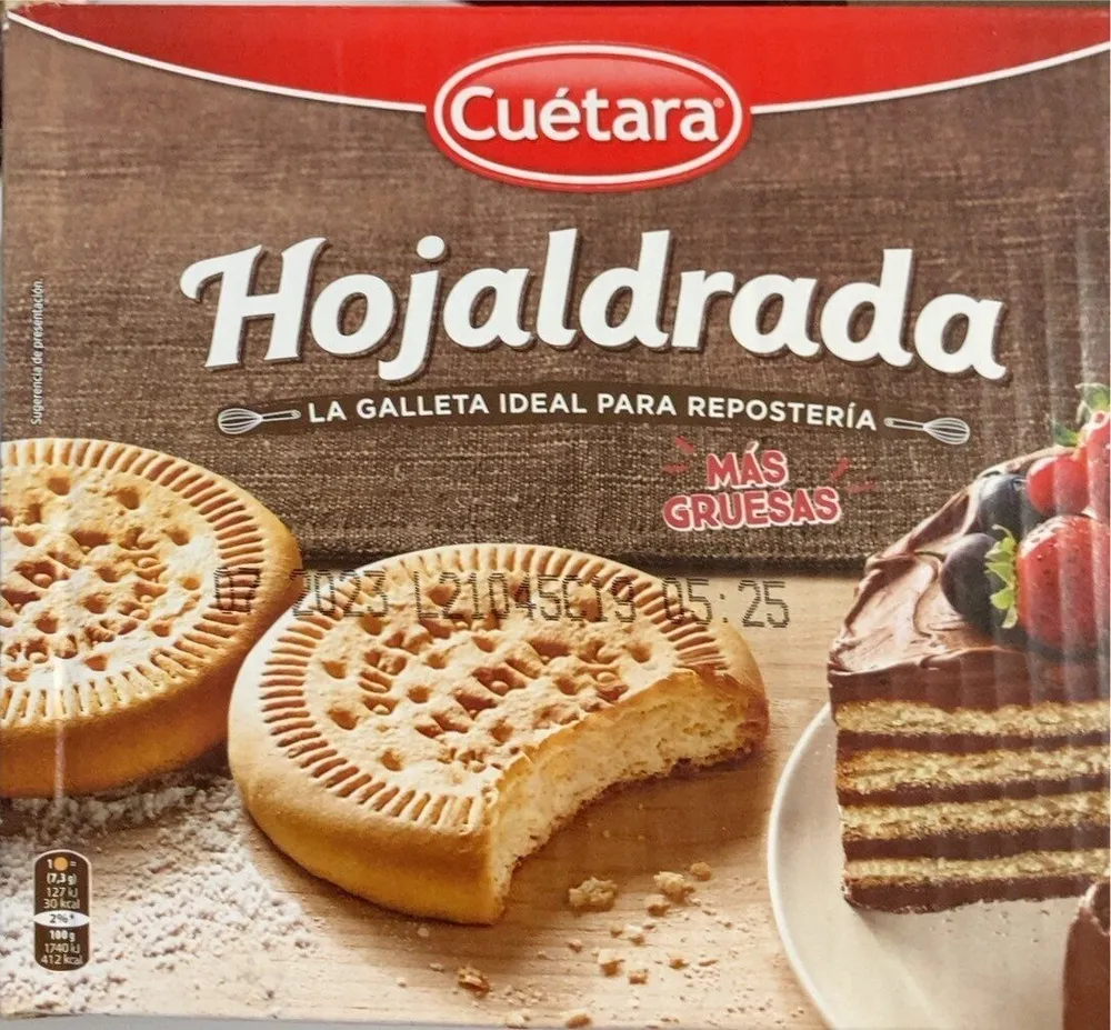 Galletas María hojaldrada