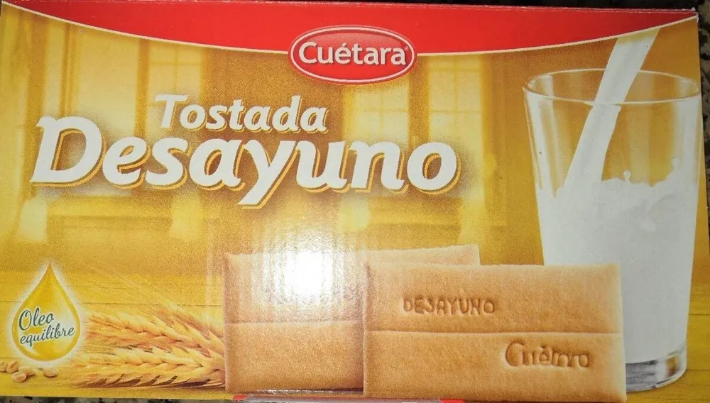 Tostada desayuno