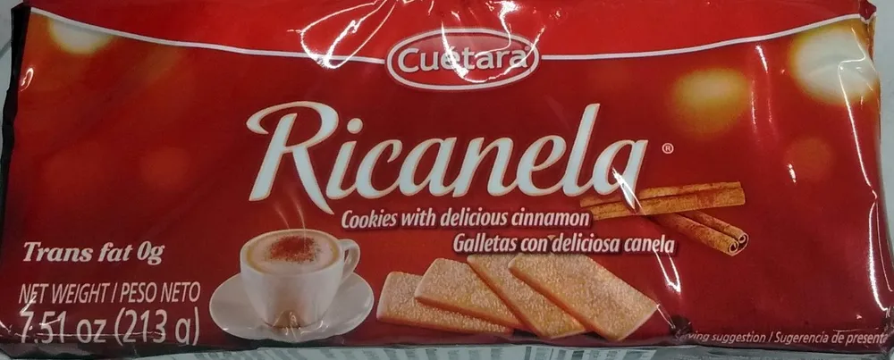Ricanela - Cookies with delicious cinnamon