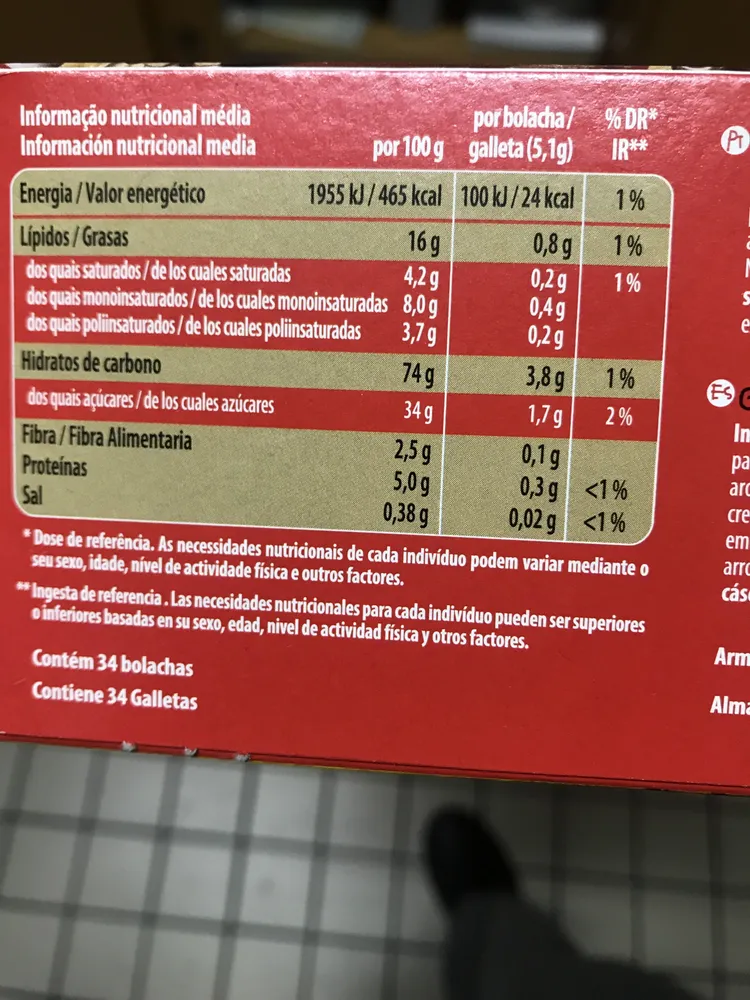 Flakes nocilla