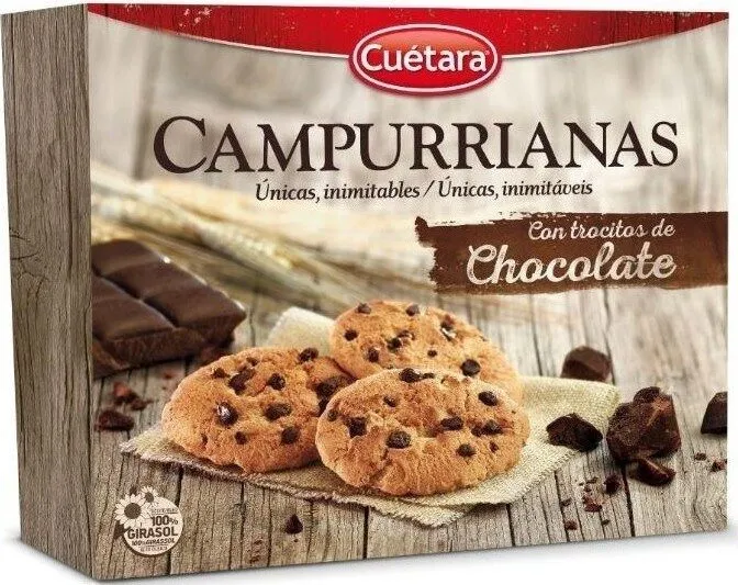 Campurrianas - Galletas con trocitos de chocolate