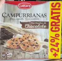 Campurrianas con trocitos de chocolate