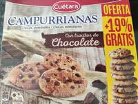 Campurrianas con trocitos de chocolate