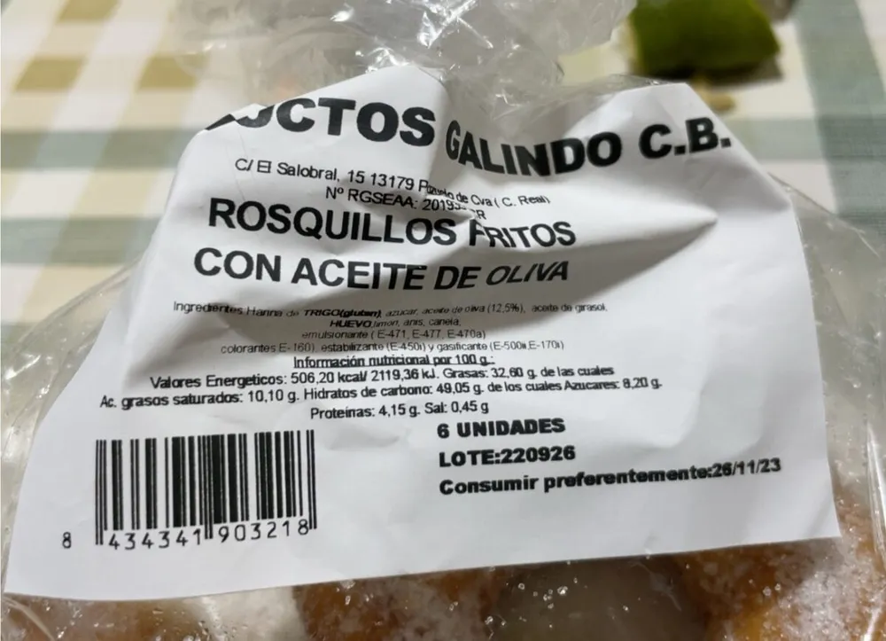 Rosquillos fritos