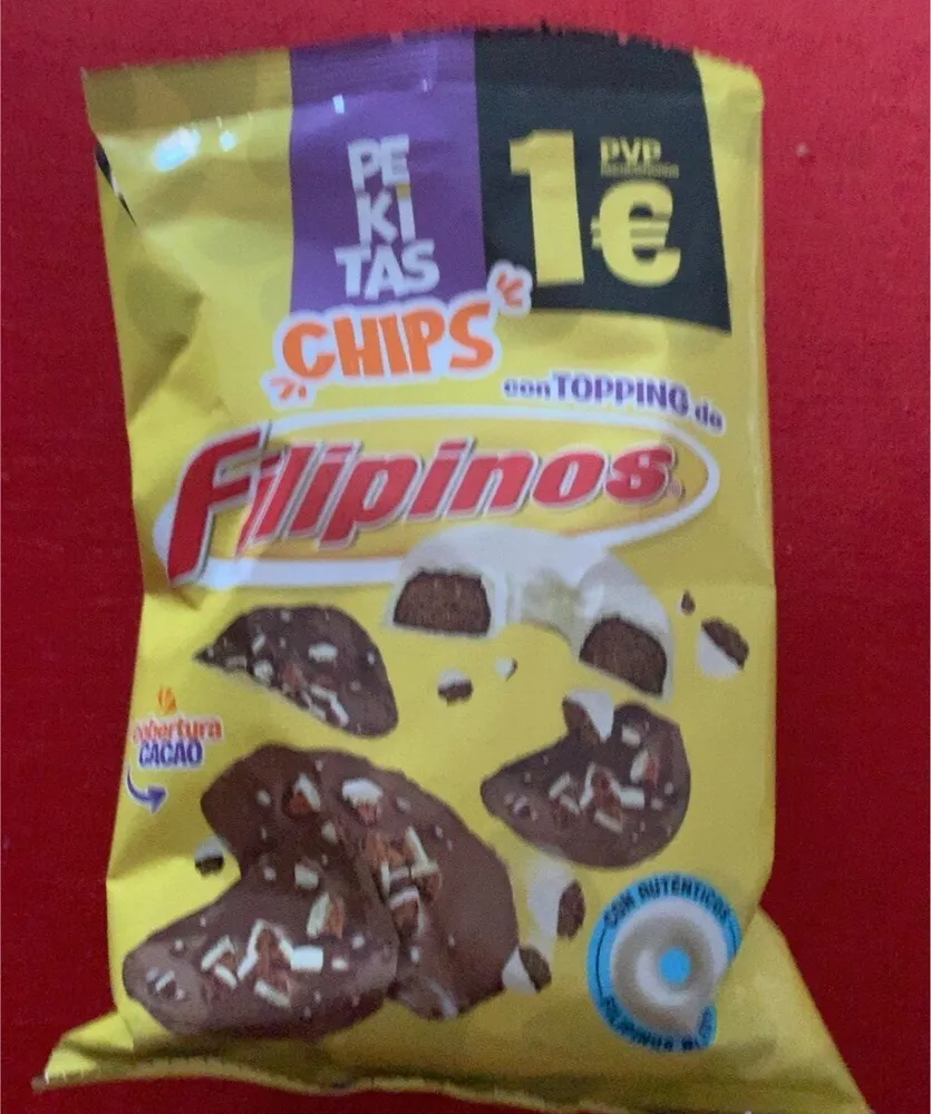 Chips con topping de Filipinos