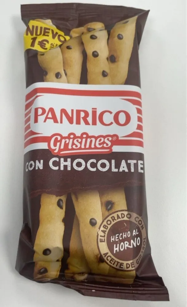 Grisines con chocolate
