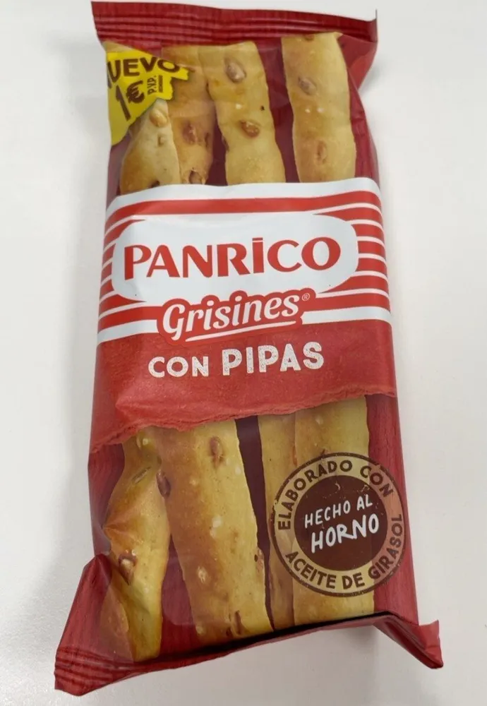 Grisines con pipas