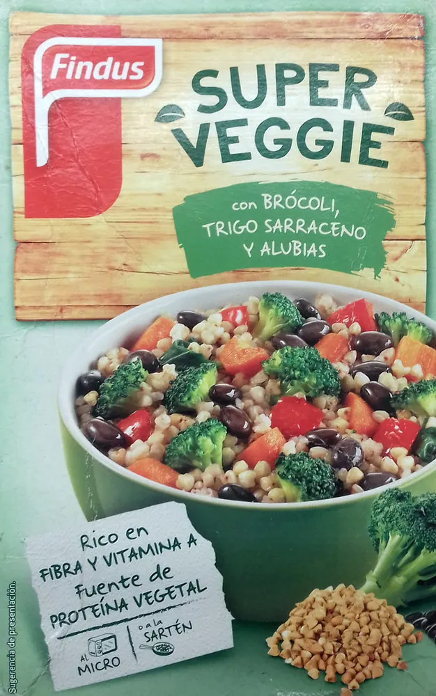 Super veggie con brócoli, trigo sarraceno y alubias