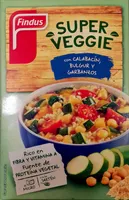 Super Veggie con calabacín, bulgur y garbanzos
