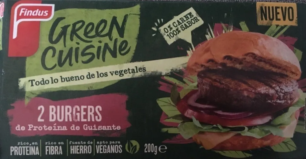 Burger de Proteína de Guisante