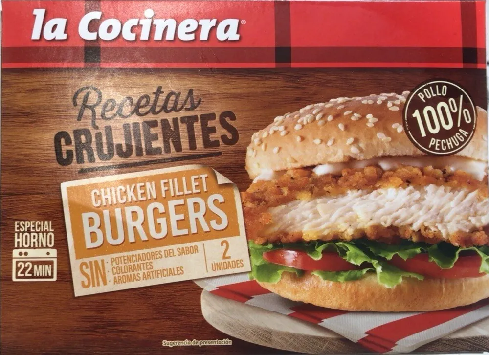 Chicken fillet burguers