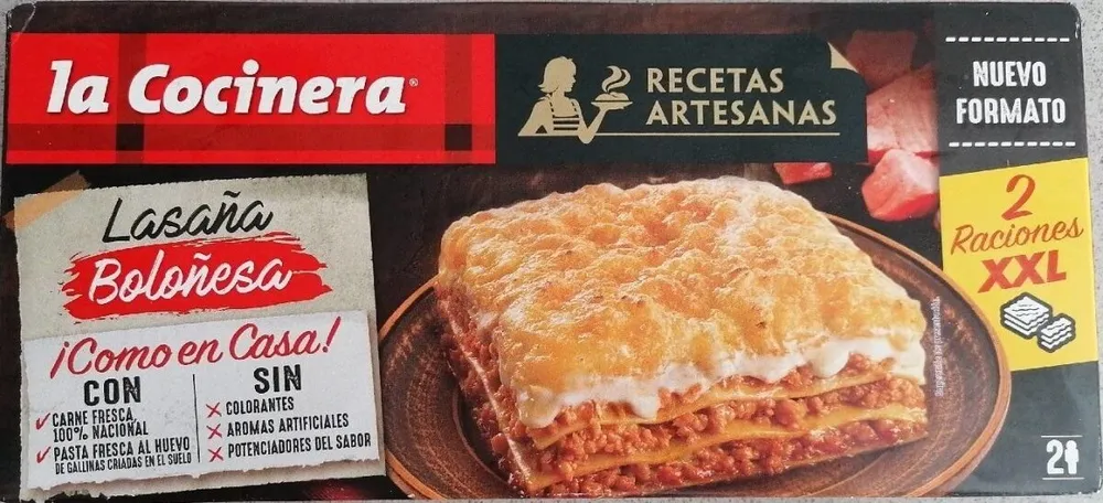 Lasaña boloñesa