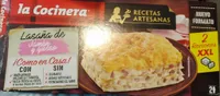 lasaña jamón y queso