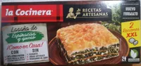 Lasaña de espinaca y queso