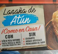 Lasaña de atún