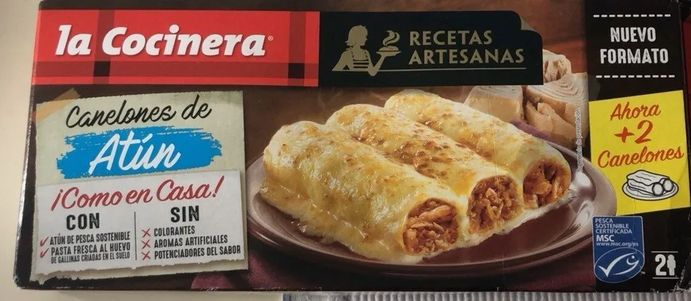 Canelones de Atún