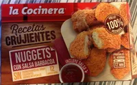 Nuggets con salsa barbacoa