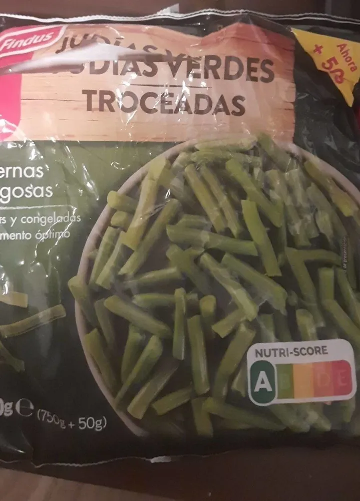Judías verdes troceadas
