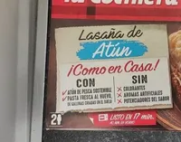 lasaña de atún