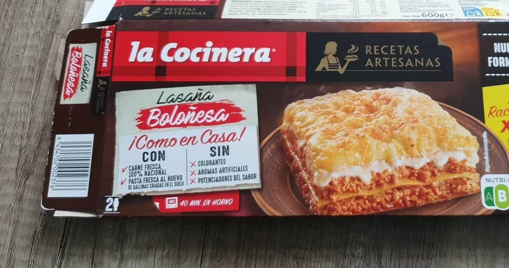 Lasaña Boloñesa