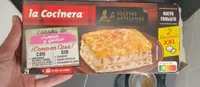 Lasaña de jamon y queso