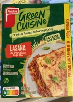 Lasaña de proteina vegetal