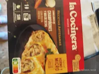 Pizza de pollo y champiñones