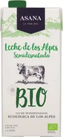Leche de los alpes semidesnatada