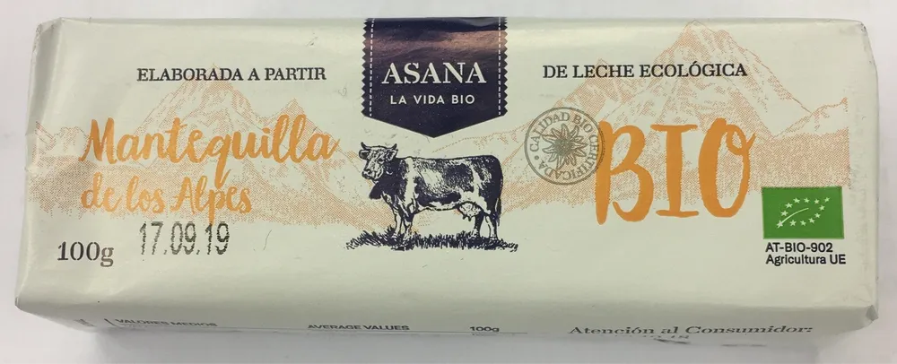 Mantequilla de los Alpes