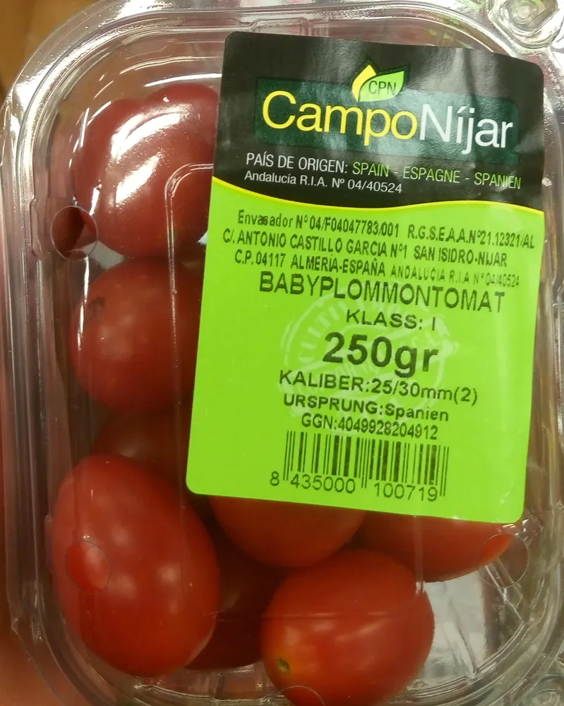 Baby Plum Tomatoes