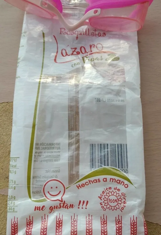 Rosquilletas Lázaro con pipaa