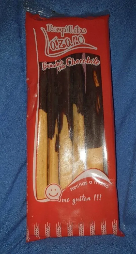 Rosquilletas bañadas en chocolate