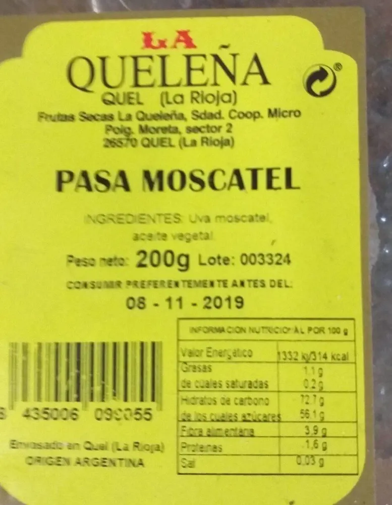 Pasa moscatel