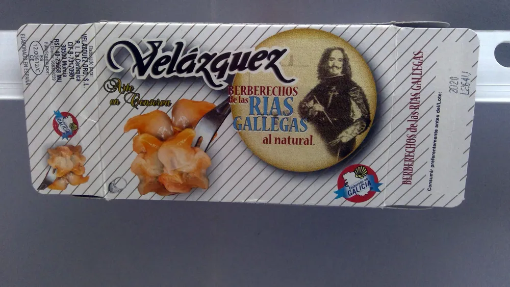 Berberechos al natural