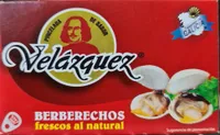 Berberechos frescos al natural