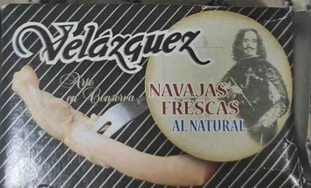 Navajas frescas al natural