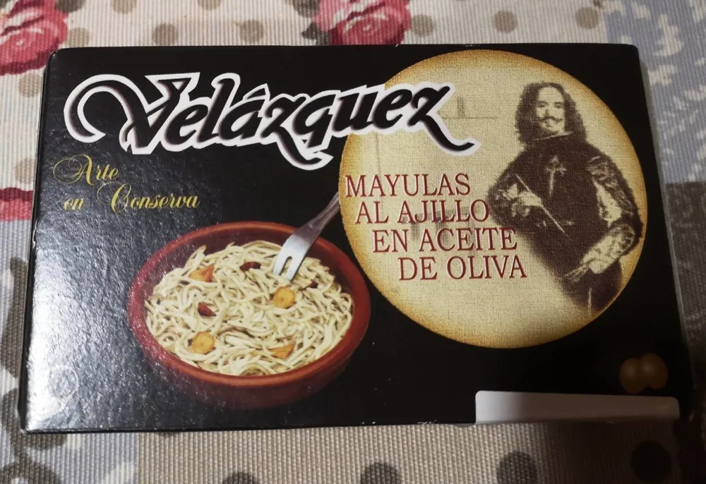Mayulas al ajillo en aceite de oliva