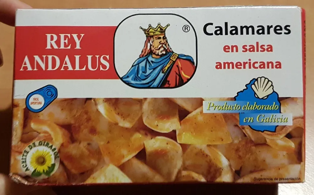 Calamar en sauce américaine