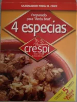 4 especias preparado para arroç brut