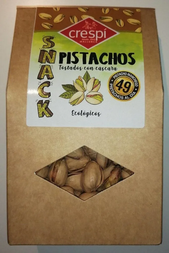 Pistachos tostados con cáscara