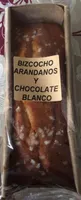 Bizcocho con arándanos y chocolate blanco