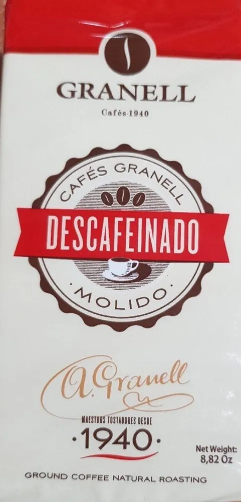 Café descafeinado molido