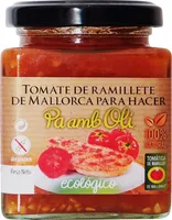 Tomate de ramillete de mallorca ecológico y sin
